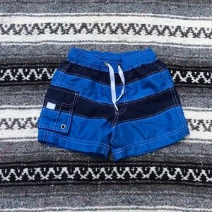 Hanna Andersson Boys Blue Swim Trunks Size 90/3